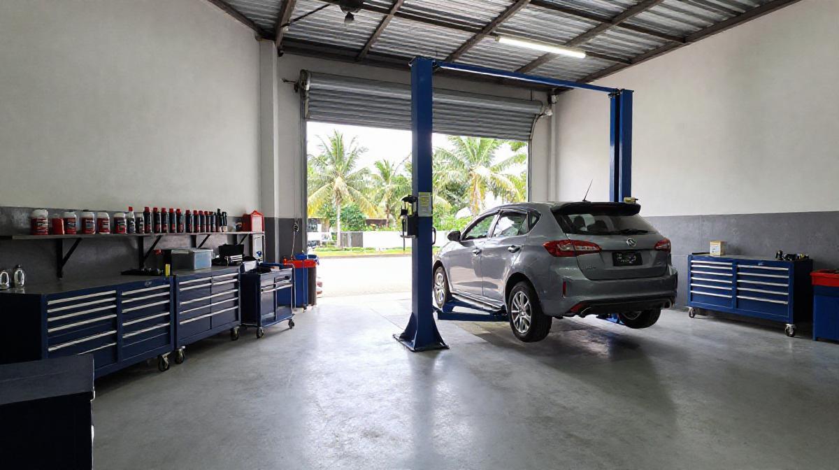 ML Moto & Lube Sdn Bhd workshop